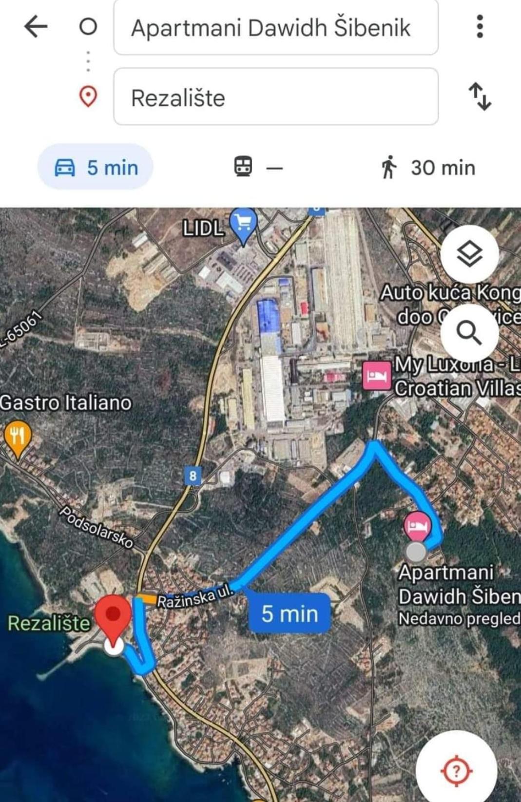 Apartman Dawidh Šibenik Exteriör bild